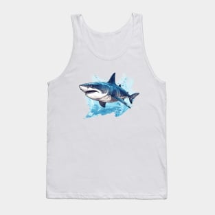 Blue Shark Tank Top